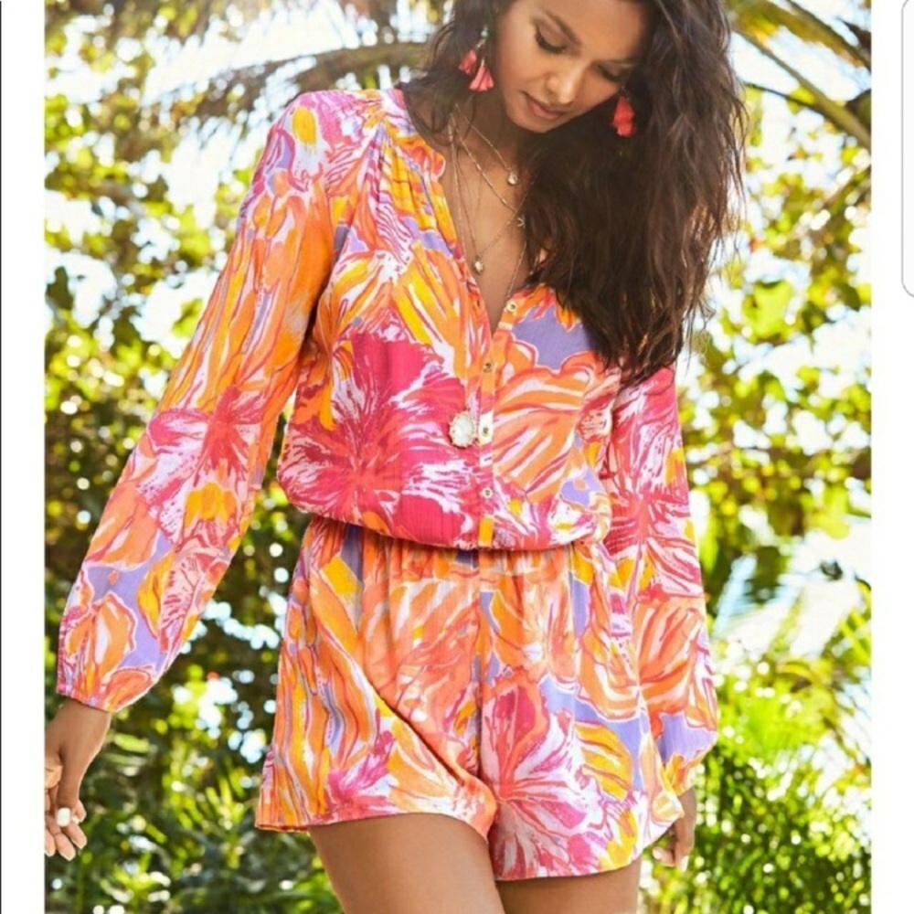 NWT Elsa long sleeve romper